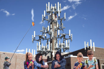 School Hustles Money To Educate Children By Turning Chimney Into Giant Cell Tower: Telecoms, Schools,  And Kids LOVE It!